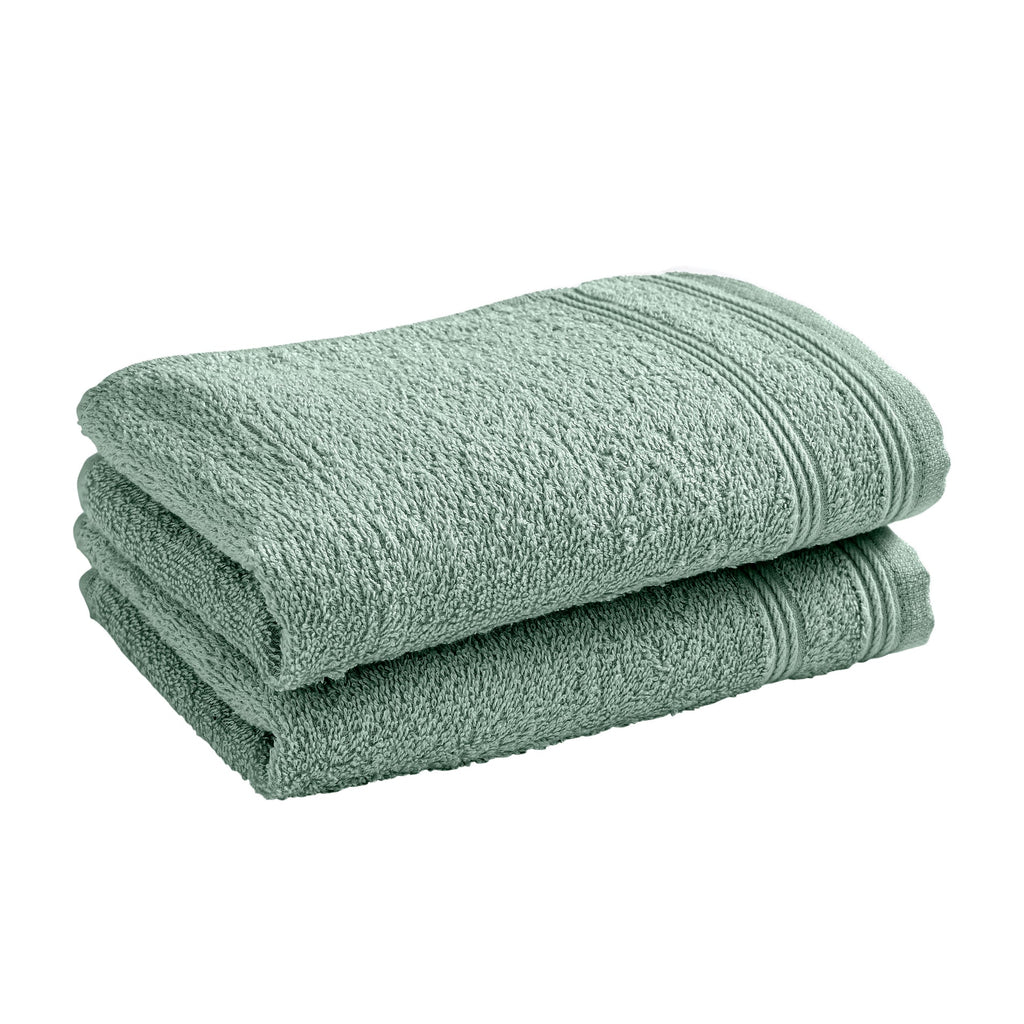 Serviettes Invité "Spa" - 100% Coton - Menthe