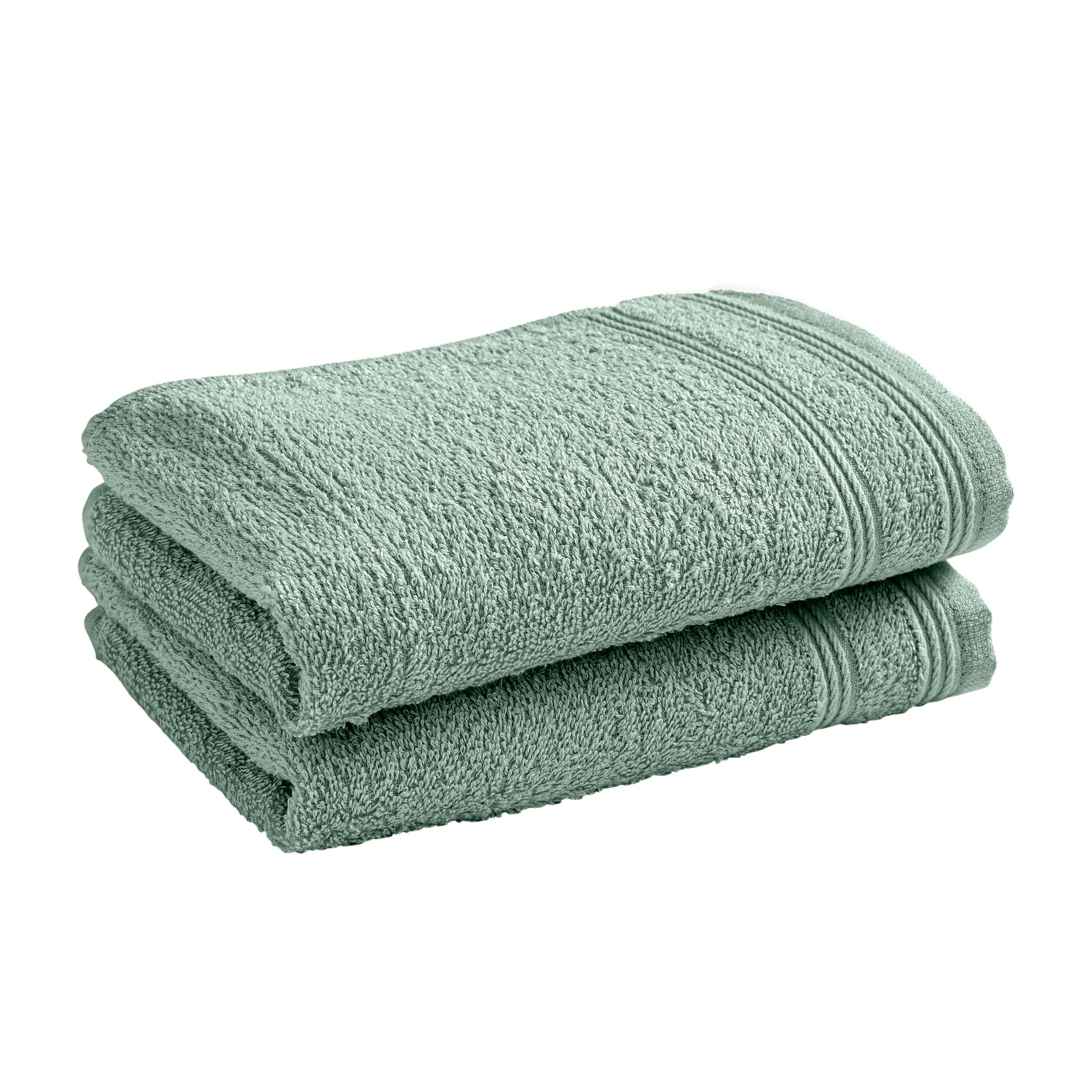 Serviettes Invité "Spa" - 100% Coton - Menthe