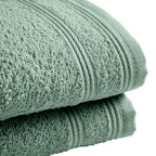 Serviettes Invité "Spa" - 100% Coton - Menthe