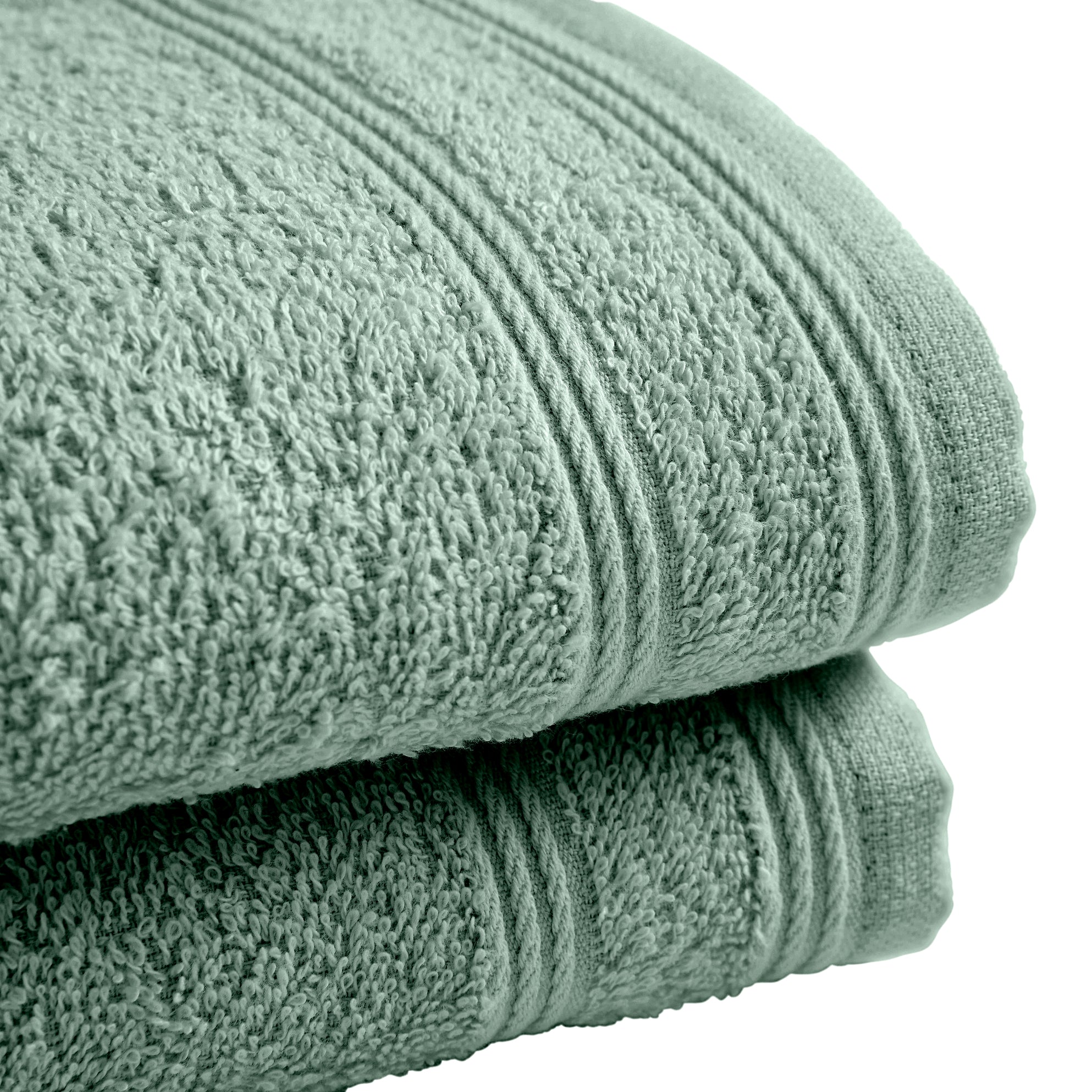 Serviettes Invité "Spa" - 100% Coton - Menthe