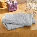 Serviettes Invité "Spa" - 100% Coton - Perle