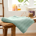 Drap De Douche "Spa" - 100% Coton - Menthe