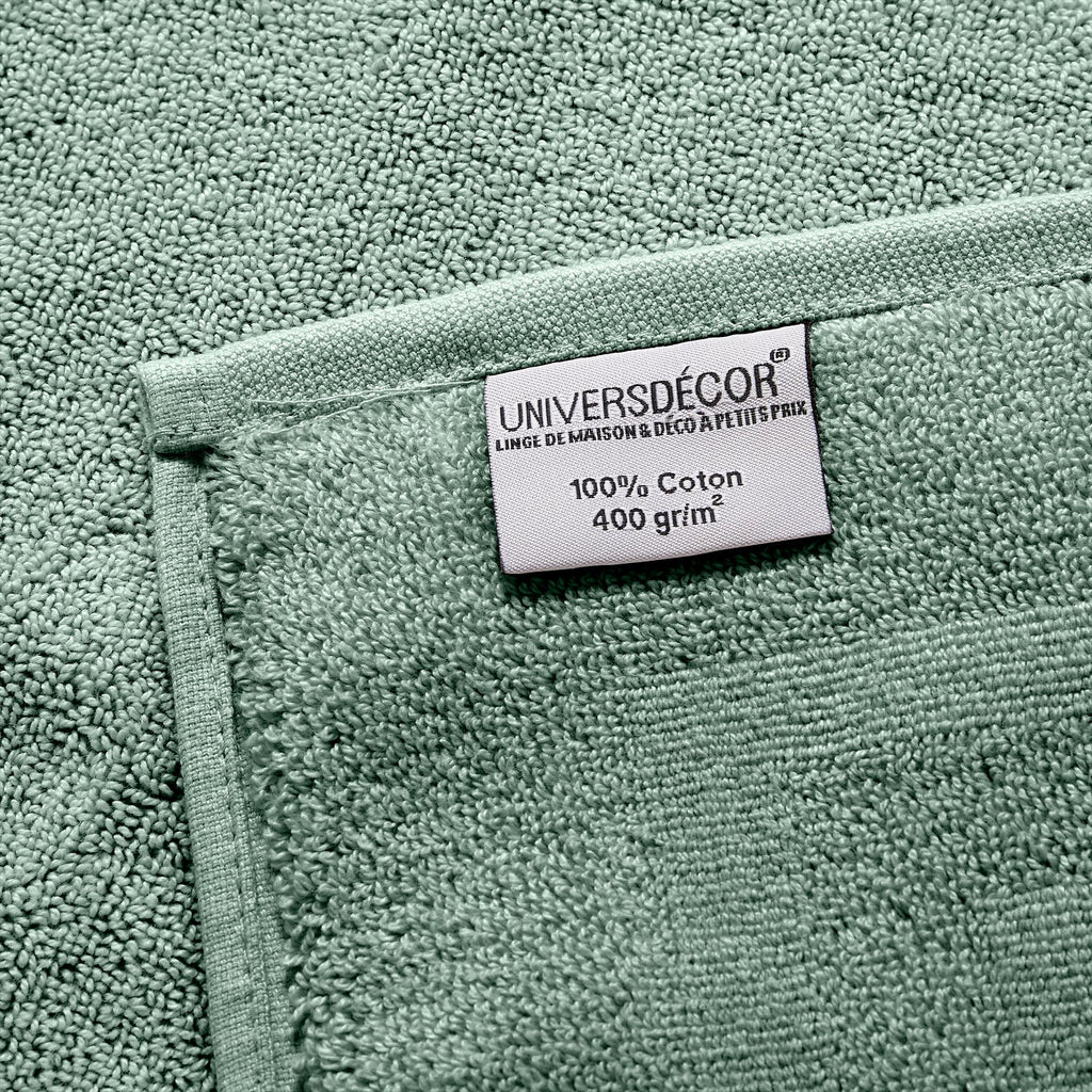 Drap De Douche "Spa" - 100% Coton - Menthe