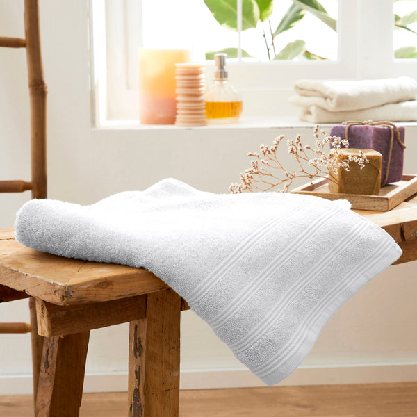 Drap De Douche "Spa" - 100% Coton - Neige