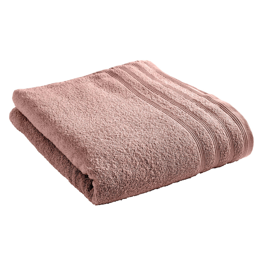 Drap De Douche "Spa" - 100% Coton - Vieux Rose