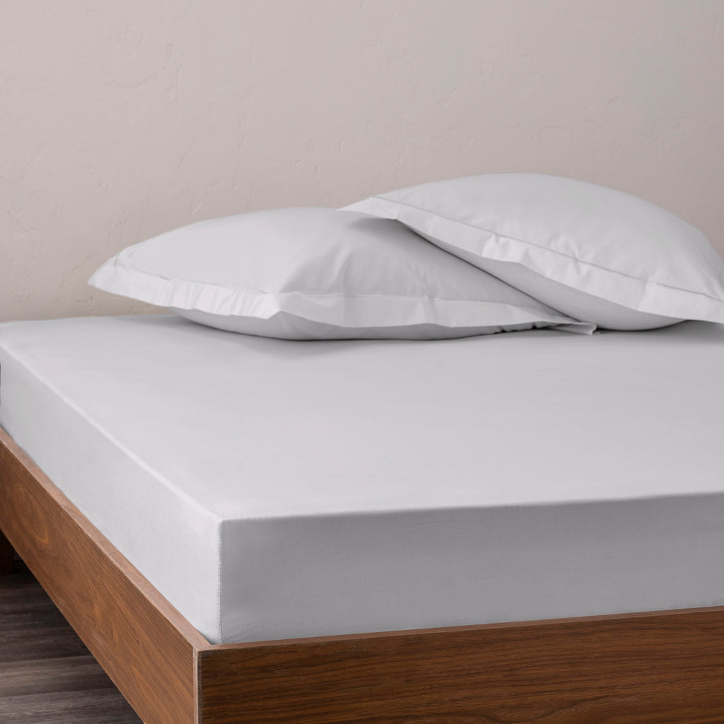 Drap Housse - 100% Percale Coton - Perle