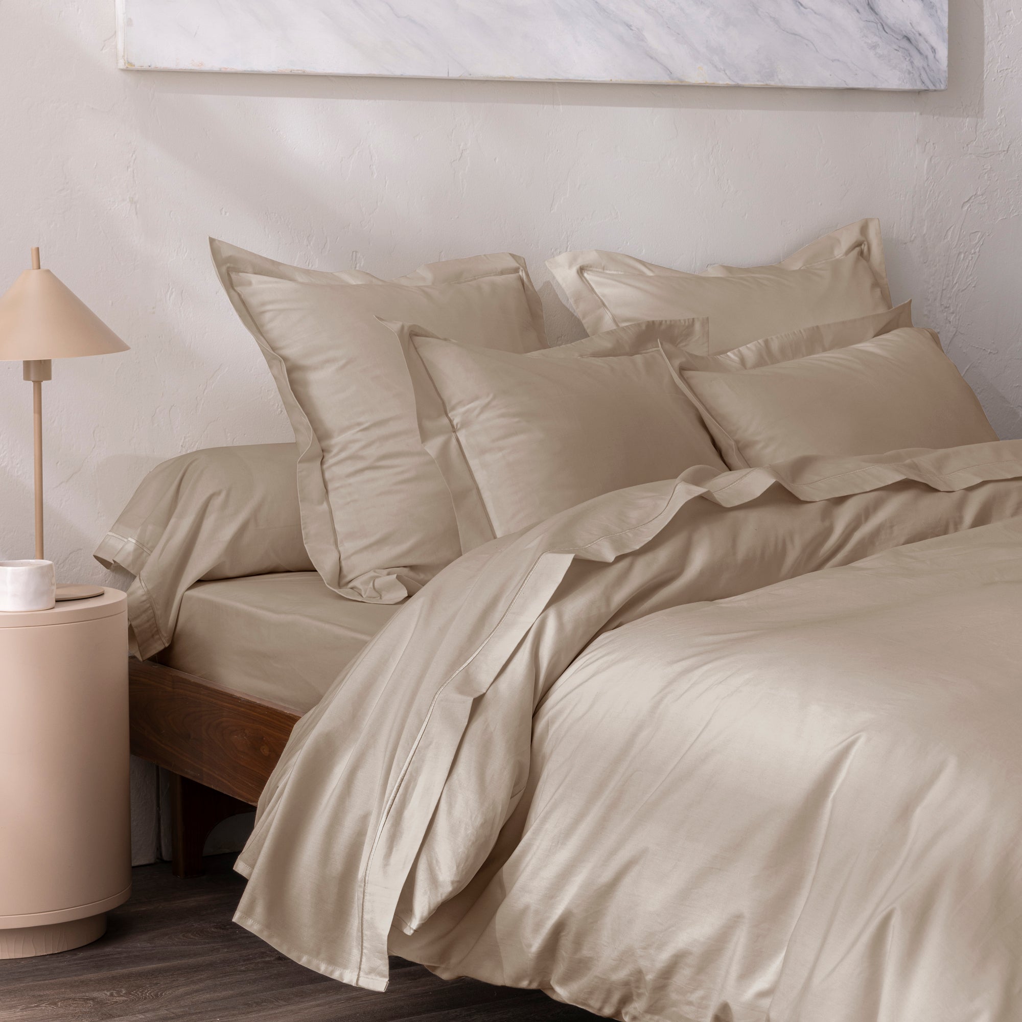 Drap Housse - 100% Percale Coton - Lin
