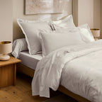 Drap Housse "Prestige" - Satin De Coton - Sable