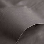 Drap Plat - 100% Coton - Ardoise