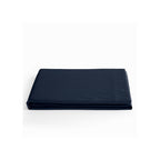 Drap Plat - 100% Coton - Bleu Nuit
