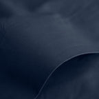 Drap Plat - 100% Coton - Bleu Nuit