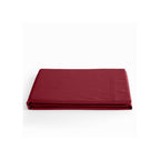 Drap Plat - 100% Coton - Grenat