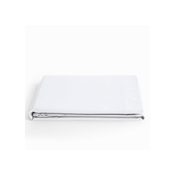 Drap Plat - 100% Coton - Neige