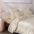Drap Plat - 100% Percale Coton - Ivoire