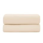 Drap Plat "Prestige" - Satin De Coton - Creme