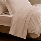 Drap Plat "Prestige" - Satin De Coton - Rose Blush