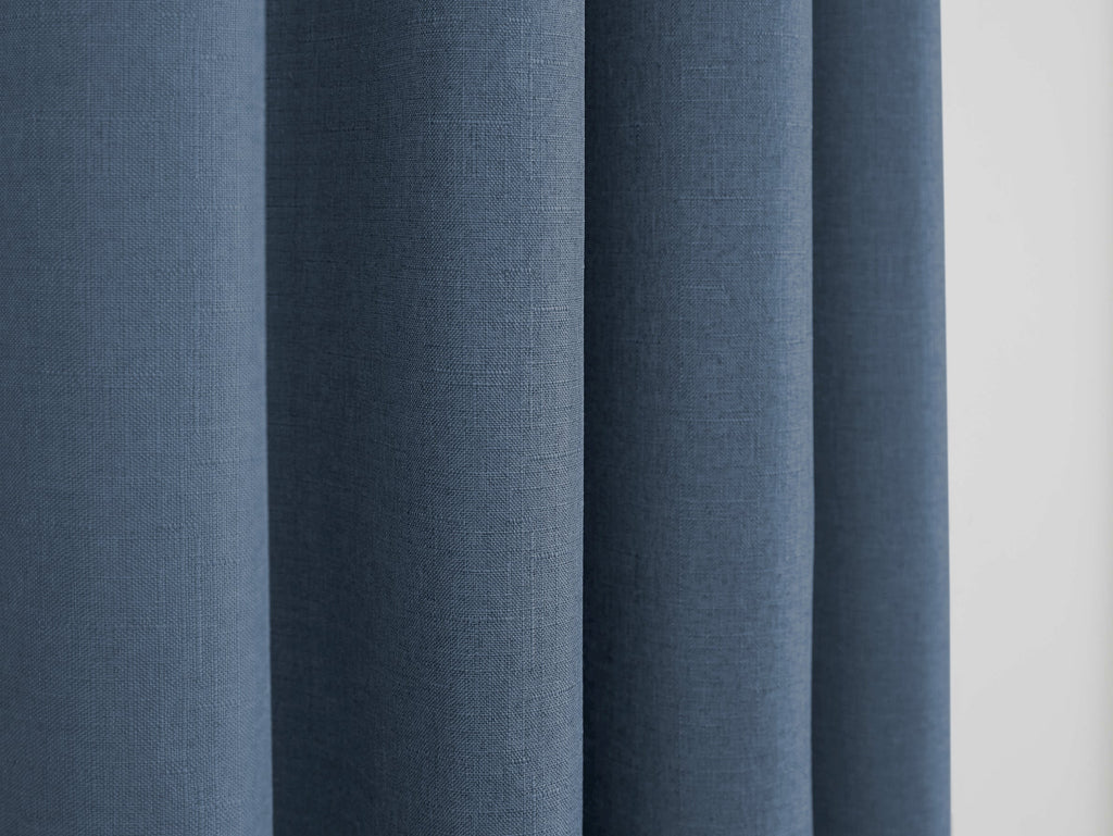 Rideaux - Effet Lin - Bleuet