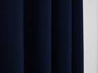 Rideaux - Effet Lin - Bleu Nuit