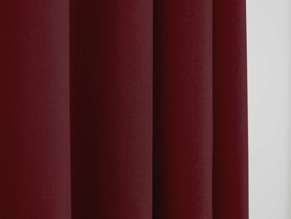 Rideaux - Effet Lin - Lie De Vin
