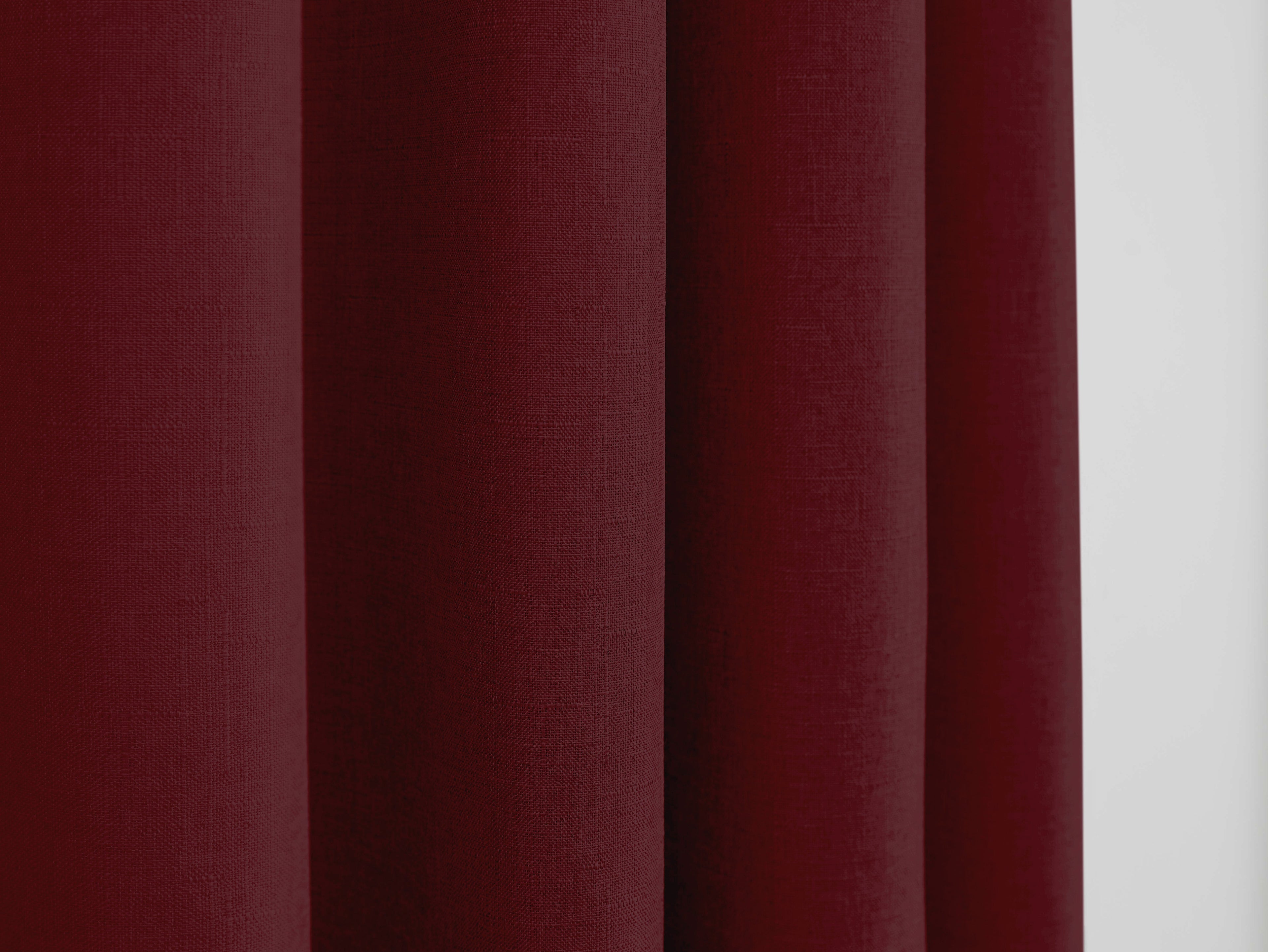 Rideaux - Effet Lin - Lie De Vin