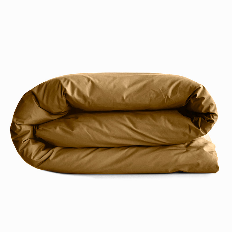 Housse De Couette - 100% Coton - Caramel