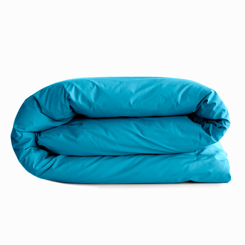 Housse De Couette - 100% Coton - Cyan
