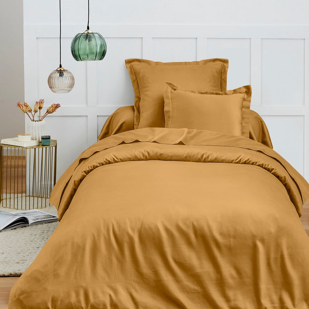 Housse De Couette - 100% Coton - Miel