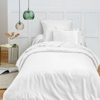 Housse De Couette - 100% Coton - Neige