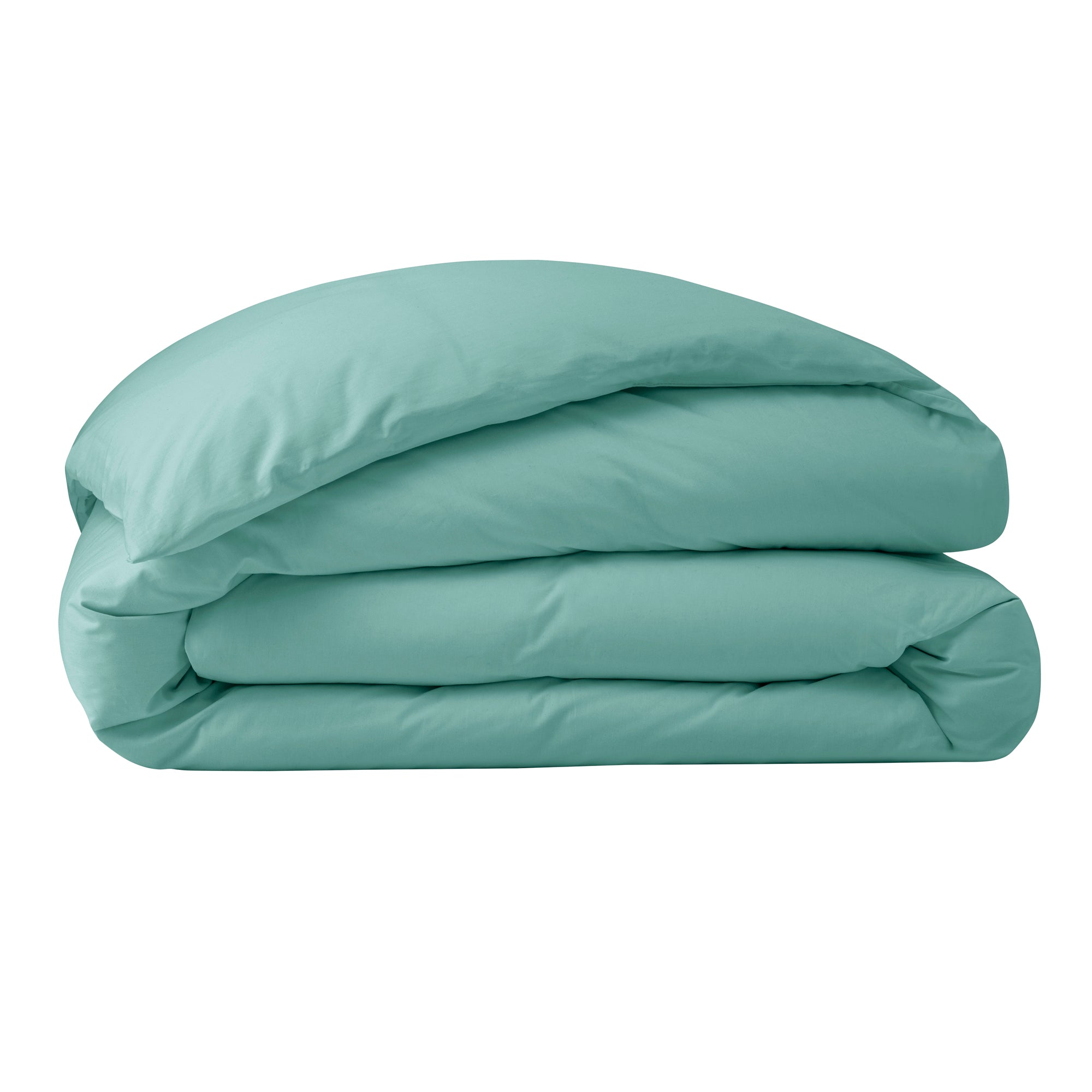 Housse De Couette - 100% Percale Coton - Celadon