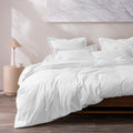 Housse De Couette - 100% Percale Coton - Neige