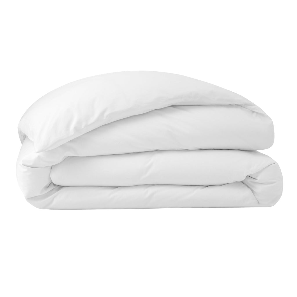 Housse De Couette - 100% Percale Coton - Neige