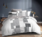Parure De Couette 3 Pièces - Louna - Aby Gris