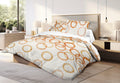 Parure De Couette 3 Pièces - Louna - Circle Orange