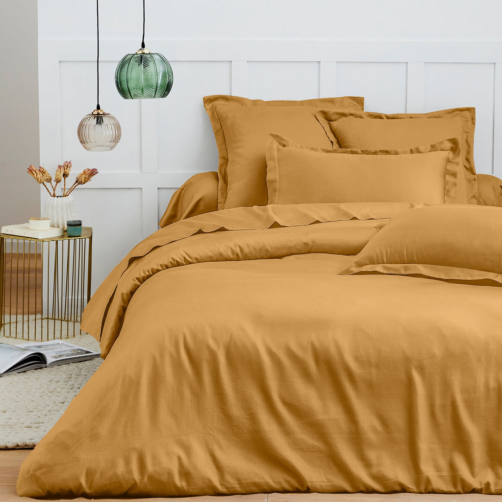 Housse De Couette - 100% Coton - Miel