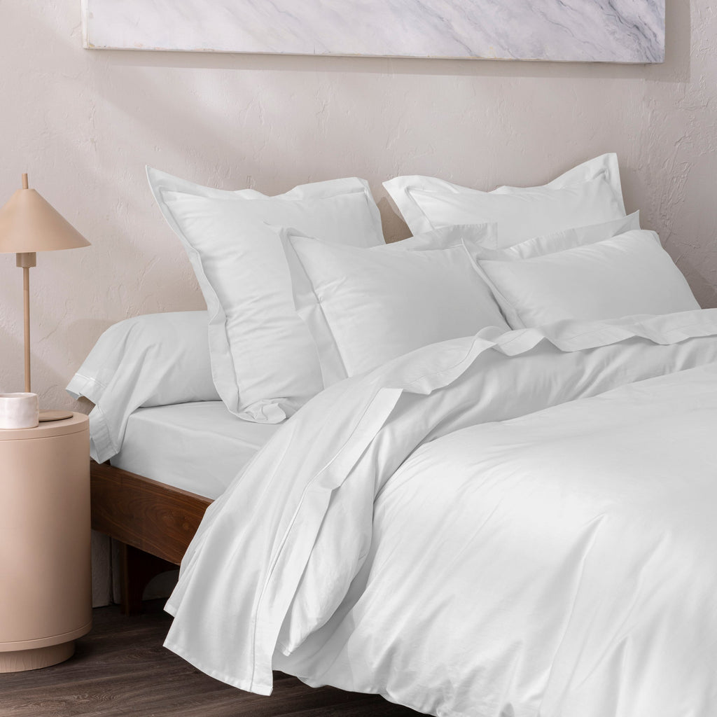 Housse De Couette - 100% Percale Coton - Neige