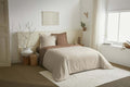 Parure De Couette 2 Pièces - 100% Coton - Sable/Taupe
