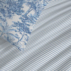 Pack Housse De Couette - 100% Coton - Adama Azur