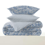 Pack Housse De Couette - 100% Coton - Adama Azur