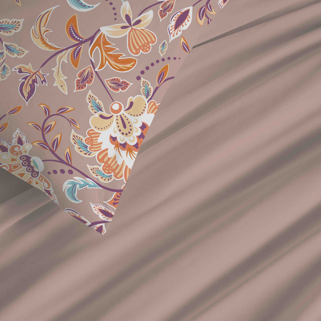 Pack Housse De Couette - 100% Coton - Bergame Nude