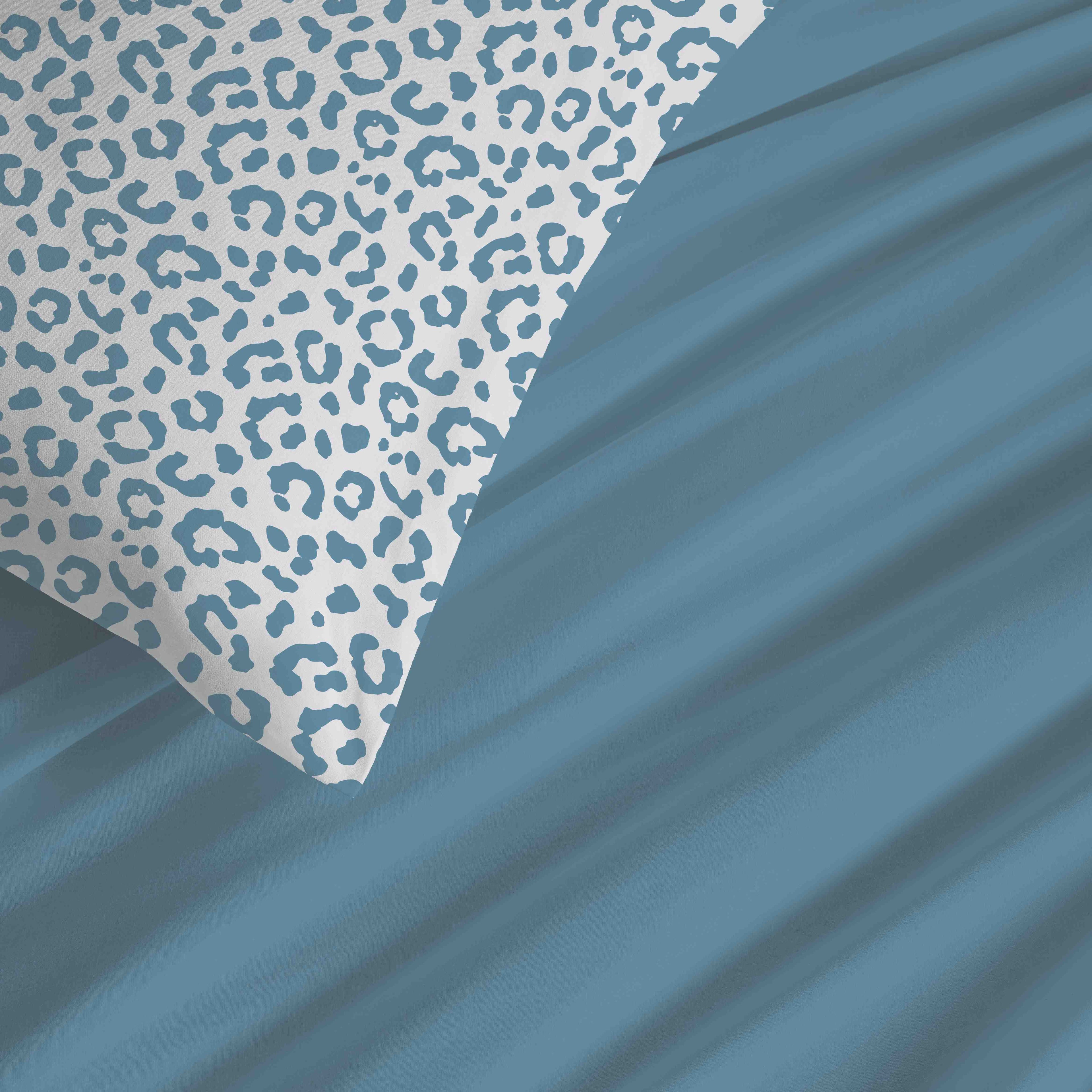 Pack Housse De Couette - 100% Coton - Diana Bleu