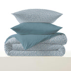 Pack Housse De Couette - 100% Coton - Diana Bleu