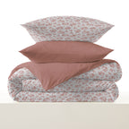 Pack Housse De Couette - 100% Coton - Eloise Abricot