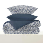 Pack Housse De Couette - 100% Coton - Eloise Bleu