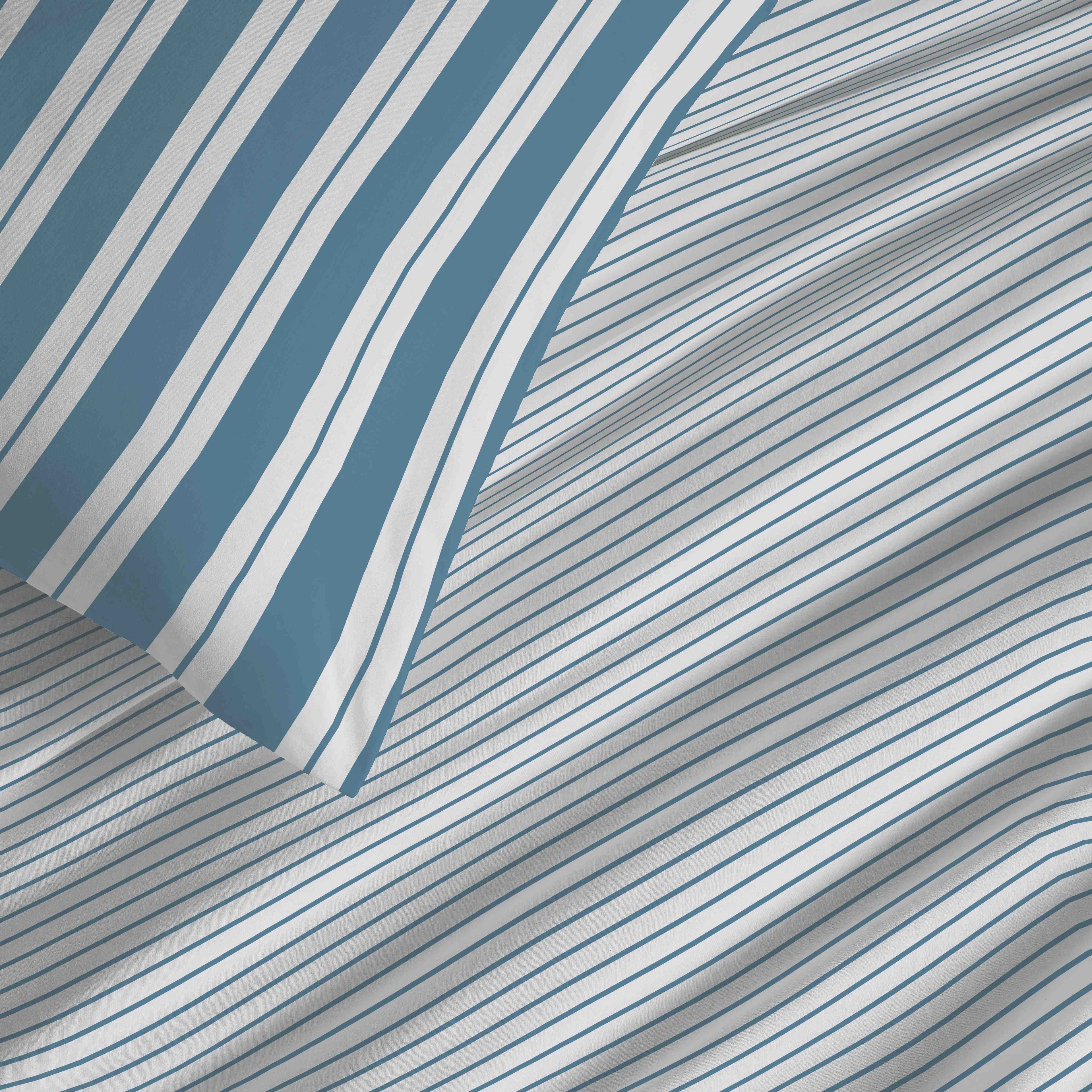 Pack Housse De Couette - 100% Coton - Florence Denim