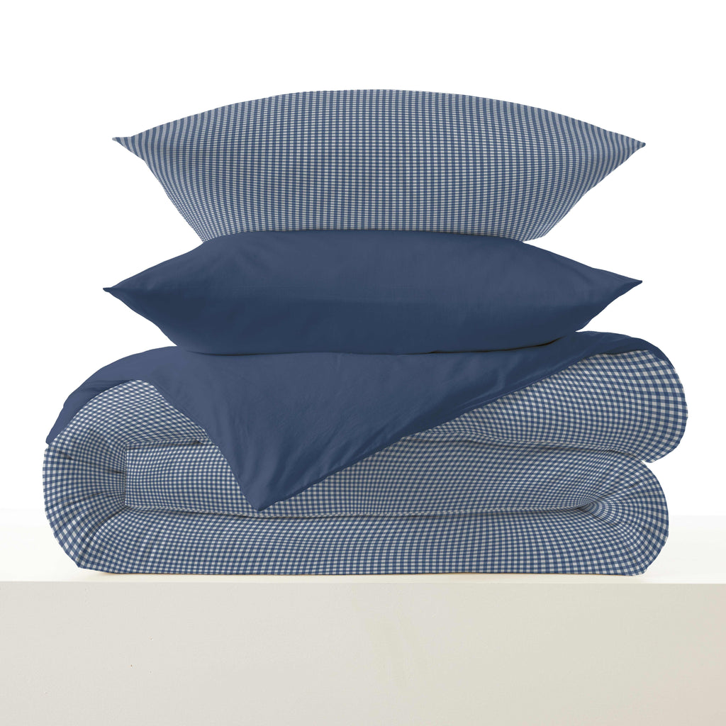 Pack Housse De Couette - 100% Coton - Gabrielle Marine
