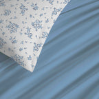 Pack Housse De Couette - 100% Coton - Louise Bleu
