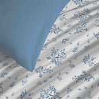 Pack Housse De Couette - 100% Coton - Louise Bleu
