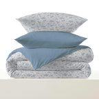 Pack Housse De Couette - 100% Coton - Louise Bleu