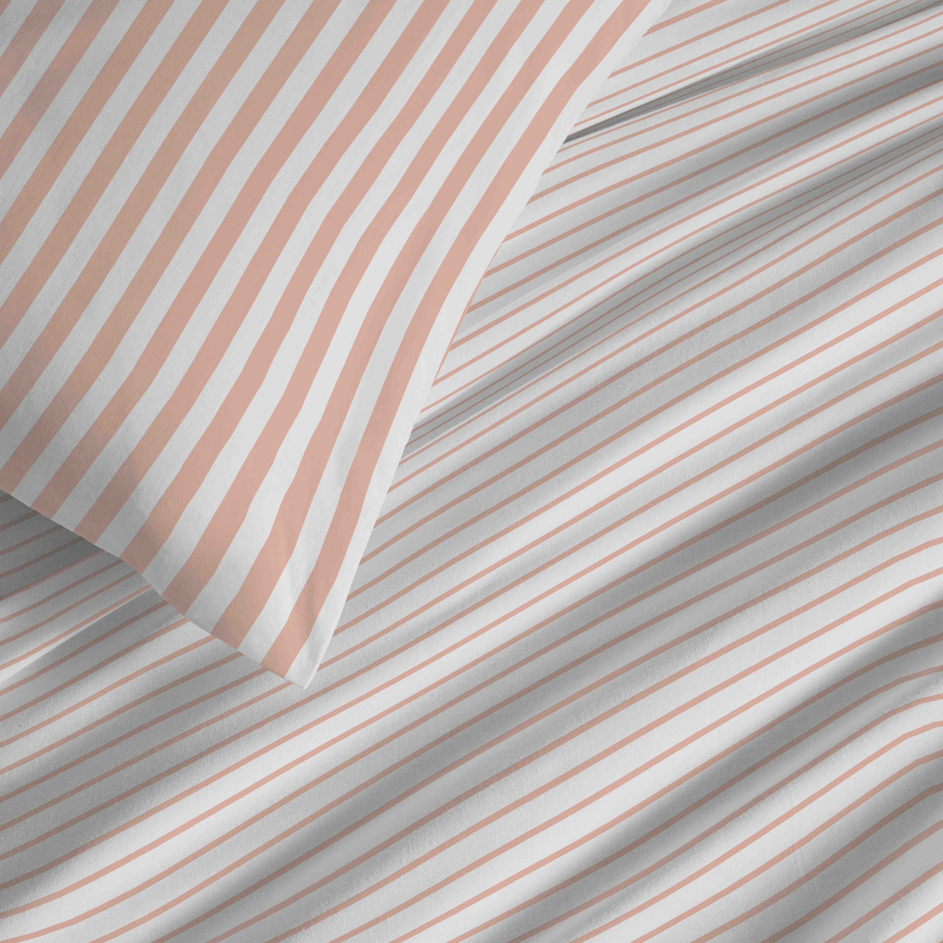 Pack Housse De Couette - 100% Coton - Palerme Blush