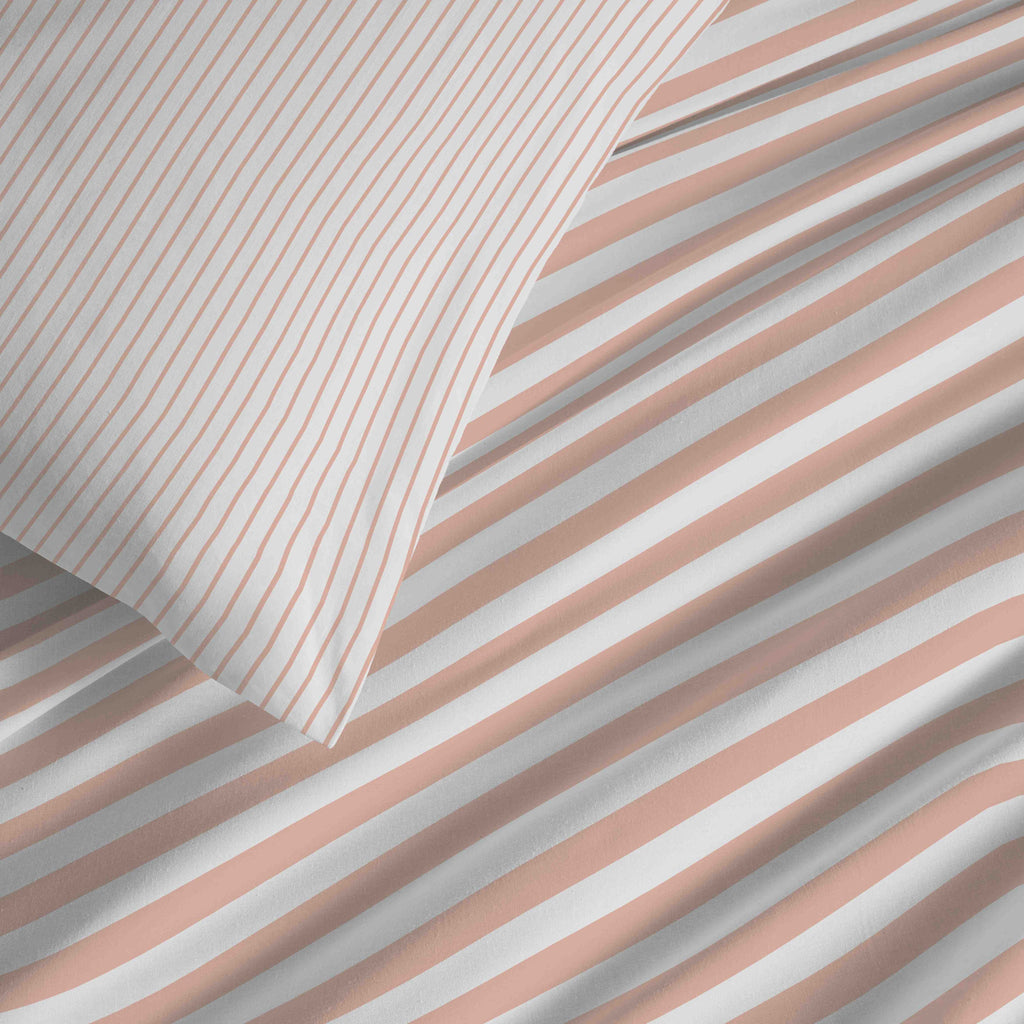Pack Housse De Couette - 100% Coton - Palerme Blush